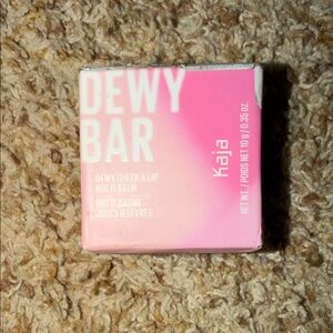 Kaja  Dewy Bar Blush & Lip Balm Strawberry Sorbet - true pink